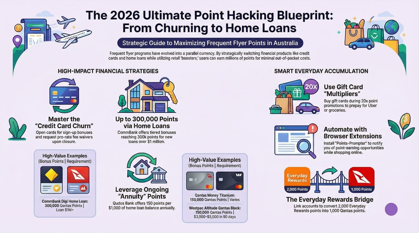 The 2026 Ultimate Point Hacking Blueprint: From Churning to Home Loans